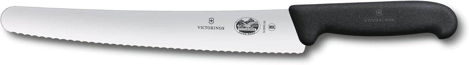 Victorinox Fibrox 10.25-Inch Bread Knife with Serrated Edge and Black Handle