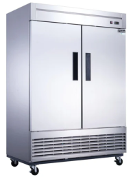 2-Door Commercial Freezer Stainless Steel