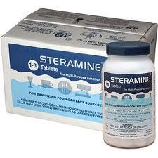 Steramine Sanitizing/Disinfecting Tablets, 6/150 ct., Case