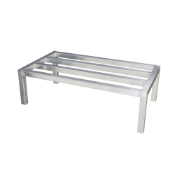 ALUMINUM DUNNAGE RACK, 20" x 36" x 8" 1200 LBS Capacity