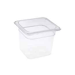 Polycarbonate Food Pan 1/6 Size 6" Depth