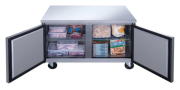 DUC48F 2-Door Undercounter Freezer in Stainless Steel 3