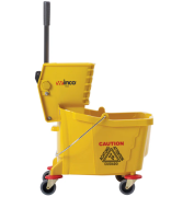 Mop Bucket w/Wringer, 36qt, Yellow 2