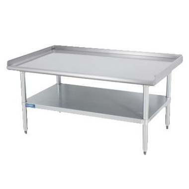 Equipment Stand with Galvanized Adjustable Undershelf 1